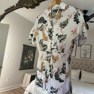 Tropical Floral Romper -